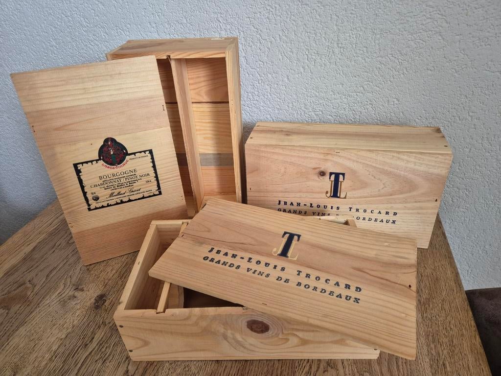 Oude wijnkisten, Ophalen of Verzenden, Gebruikt, Minder dan 50 cm, Minder dan 50 cm