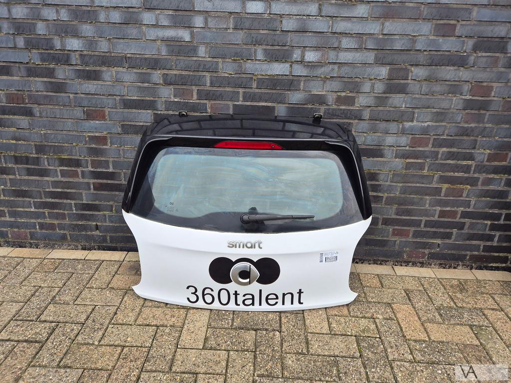 Smart Forfour 2013 - 2020 achterklep kofferklep wit en zwart, Gebruikt, -, Ophalen of Verzenden, Achter
