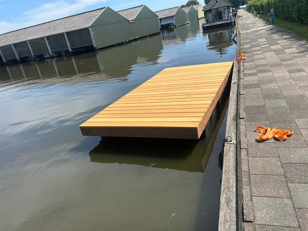 Drijvend terras, drijvende steiger, bootdok, Ophalen of Verzenden, Nieuw