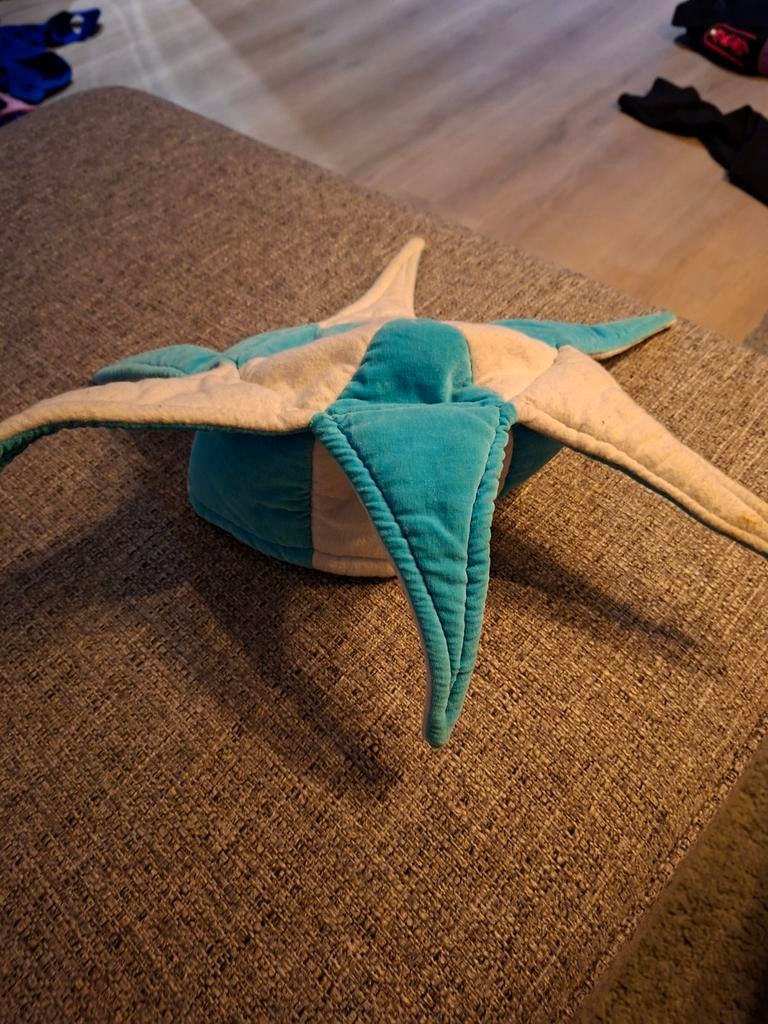 Carnavalhoedje blauw/ wit, Ophalen of Verzenden, Gedragen