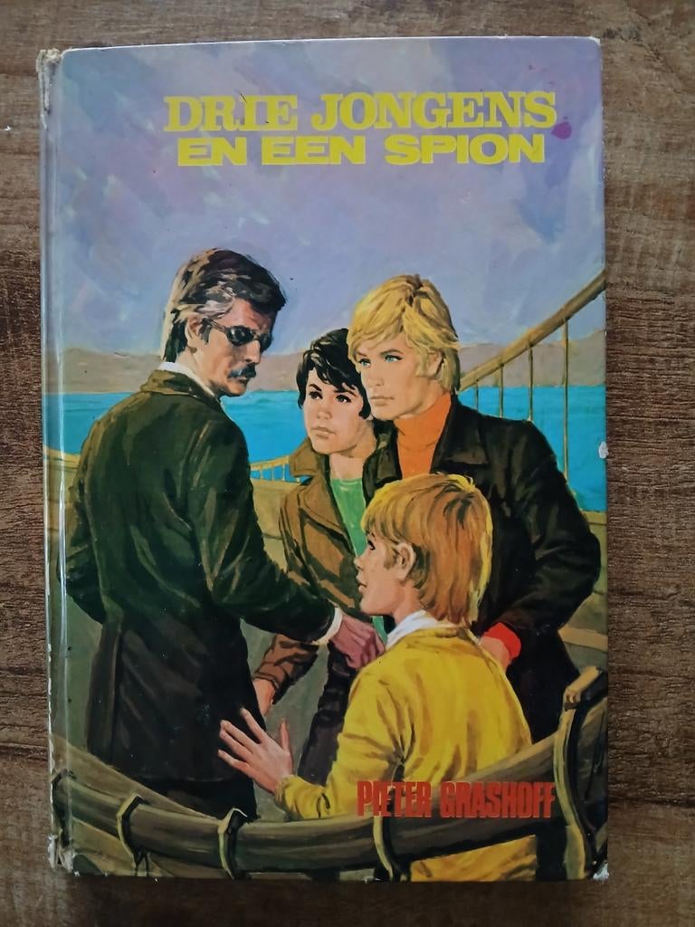 Te koop: drie jongens en een spion van pieter grashoff, Ophalen of Verzenden, Gelezen, Fictie algemeen