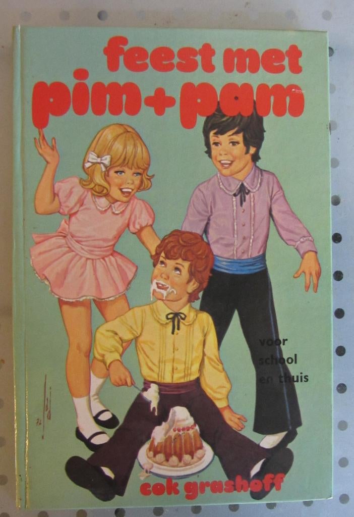Feest met Pim + Pam door Cok Grashoff, Boeken, Ophalen of Verzenden, Zo goed als nieuw, Cok Grashoff, Fictie algemeen