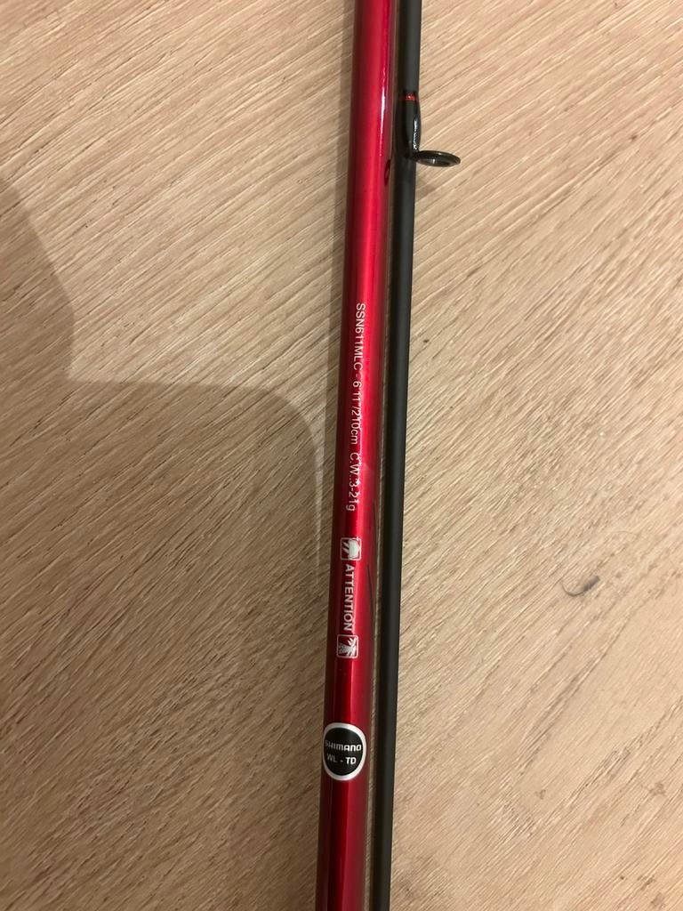 Vishengel Shimano, Ophalen of Verzenden, Gebruikt, Vaste hengel