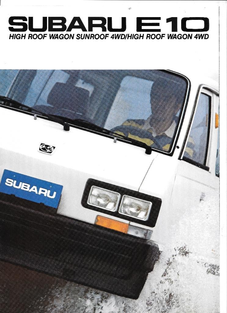 SUBARU E10 WAGON  1985, Ophalen of Verzenden, Zo goed als nieuw, Overige merken