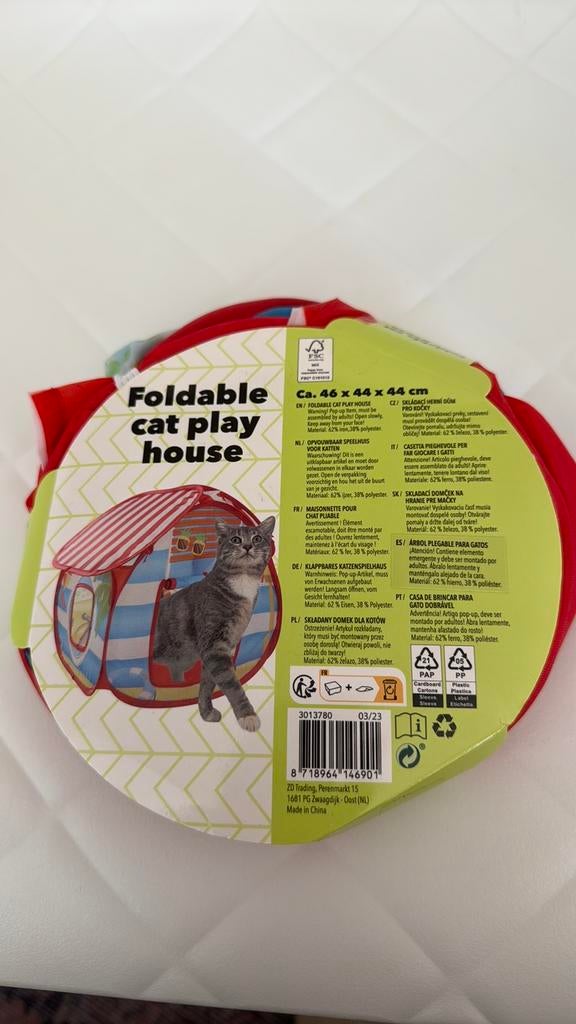 Kattenhuis, Ophalen of Verzenden, Nieuw