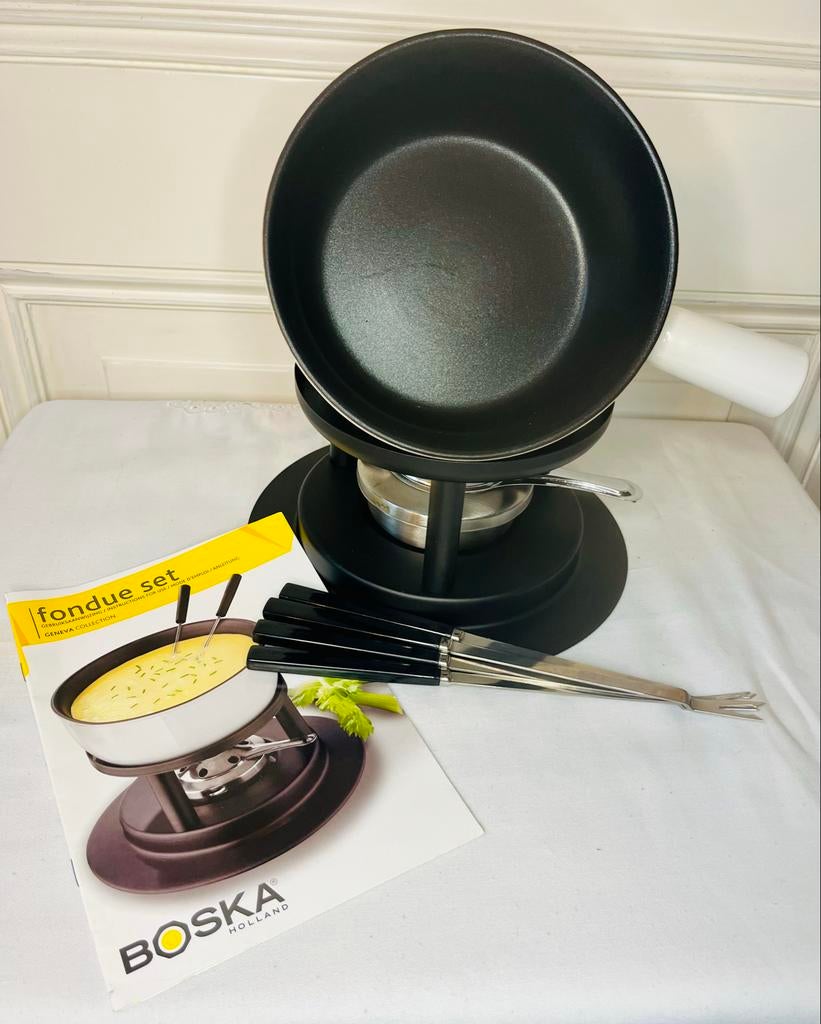Nieuwe Boska Fondueset Non-Stick 1L fondue pan, ., Ophalen of Verzenden, Zo goed als nieuw, .