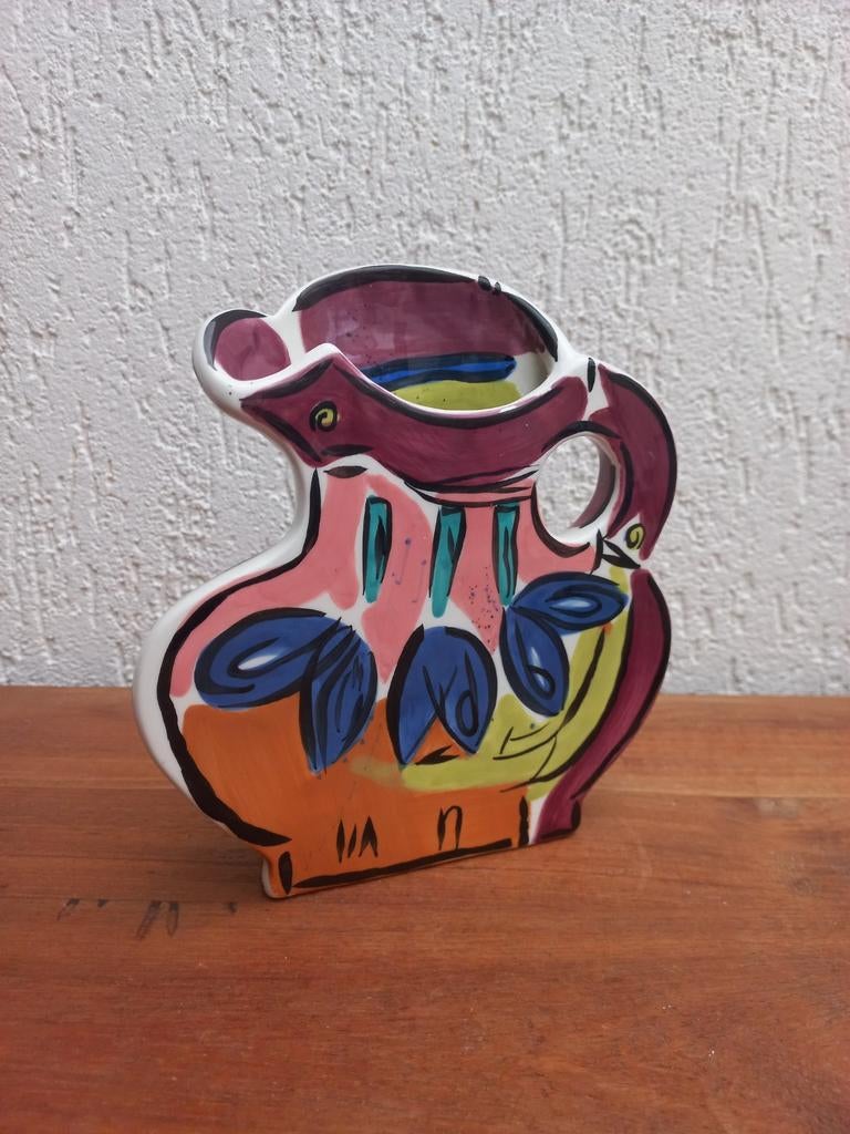Funky vaas. Keramiek. Kathryn Young By Ganz Ceramic, Antiek en Kunst, Curiosa en Brocante, Ophalen of Verzenden