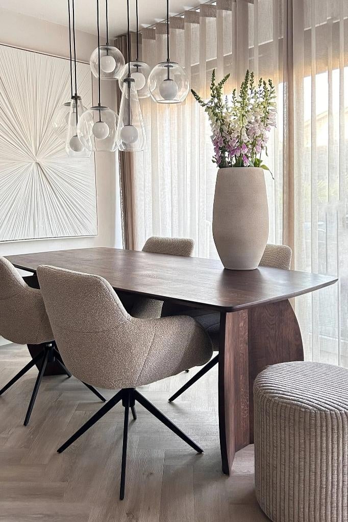 Eiken eettafels op maat gemaakt | Diverse modellen, Rond, Nieuw, 150 tot 200 cm, Eikenhout