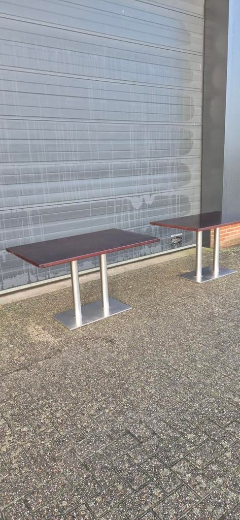 Tafels horeca restaurant bistro 130x80, Ophalen, Gebruikt, 50 tot 100 cm, Geen