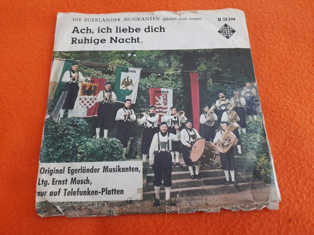 Die Egerländer Musikanten - Ach, ich liebe dich (1960), Cd's en Dvd's, Vinyl Singles, Gebruikt, Wereldmuziek, 7 inch, Single