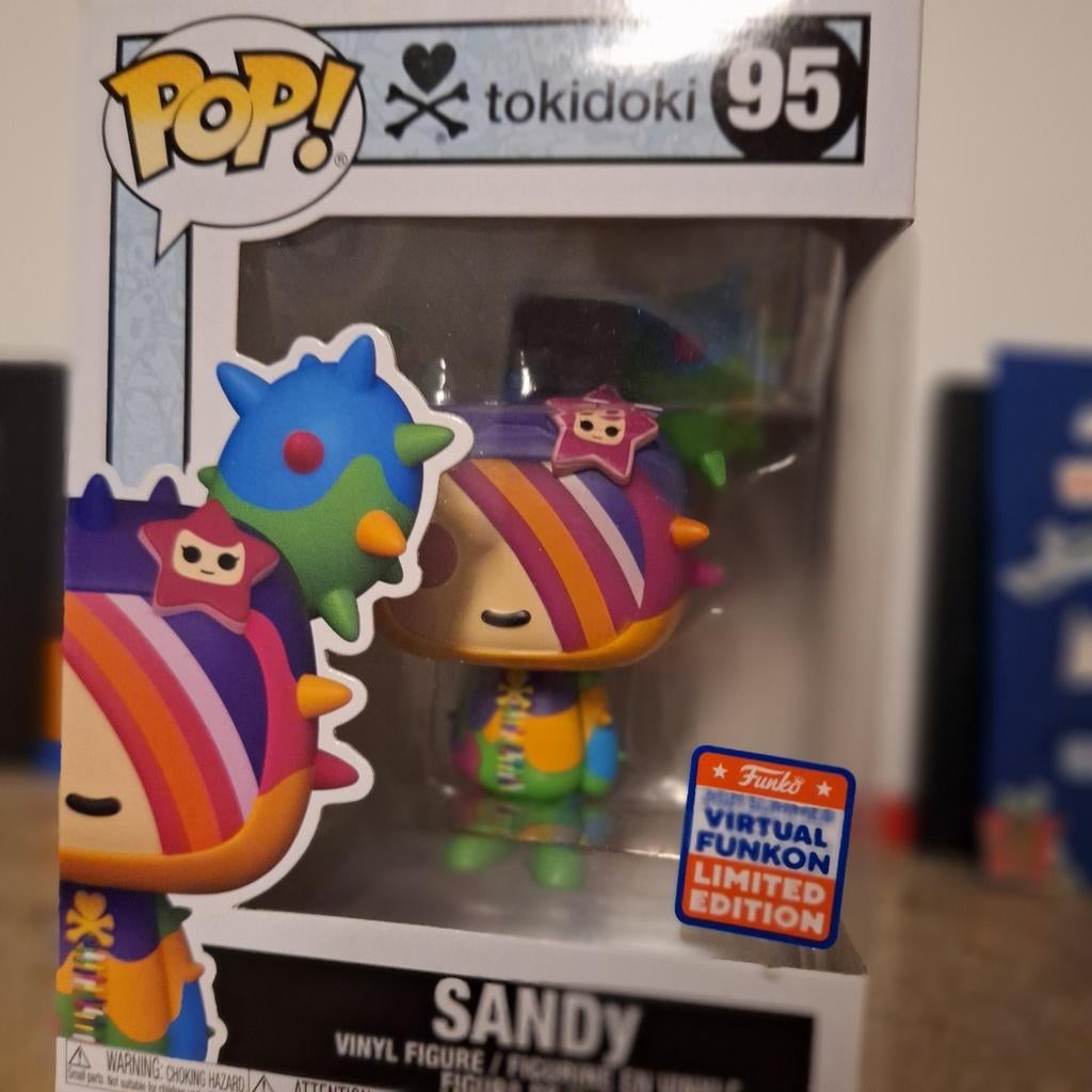 Funko Pop! Tokidoki SANDy Rainbow SDCC 2021 Exclusive vinyl, Ophalen of Verzenden, Nieuw, Pop