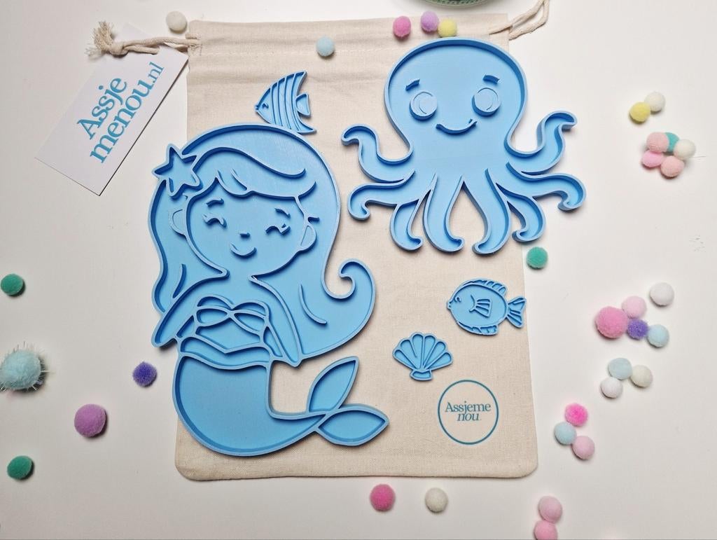 Zeemeermin vormen voor in de sensorische speelbak, Ophalen of Verzenden, Nieuw