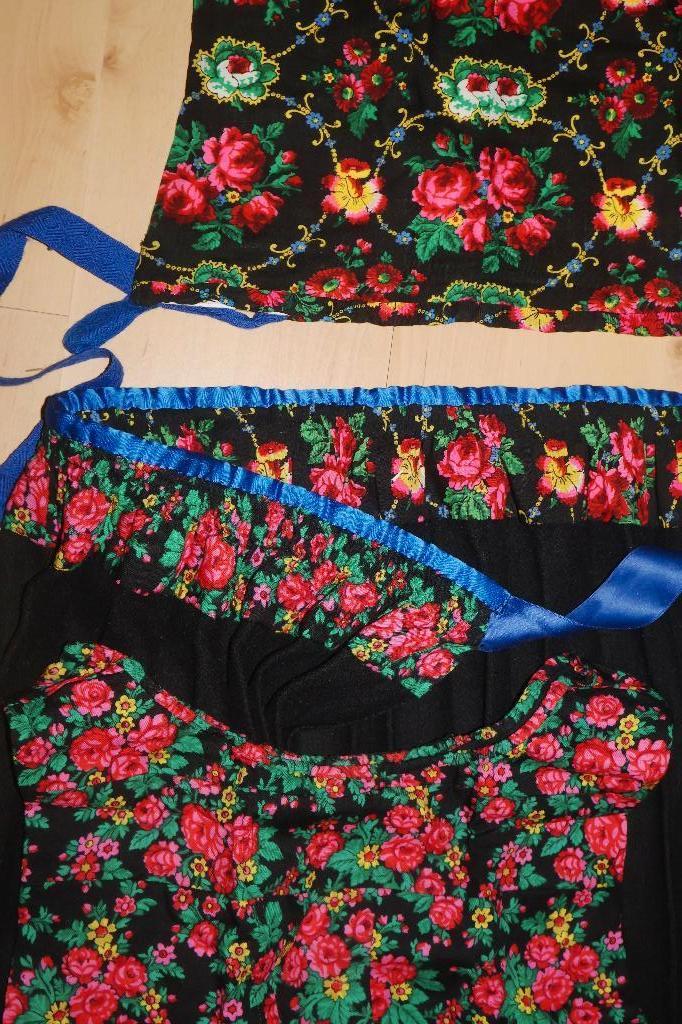 wollen schort met kraplappen, Staphorster klederdracht, Ophalen of Verzenden