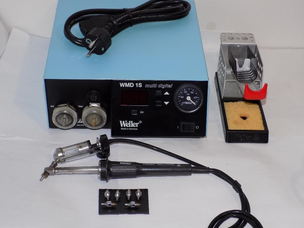 WELLER WMD 1S DE-SOLDEER STATION +80W WELLER DE-SOLDEERBOUTR, Ophalen of Verzenden, Zo goed als nieuw