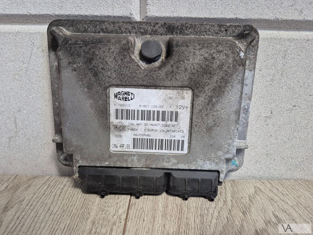 Fiat Panda 2003 -2012 ecu motorcomputer 1.1 benzine 51793113, Gebruikt, -, -, Ophalen of Verzenden