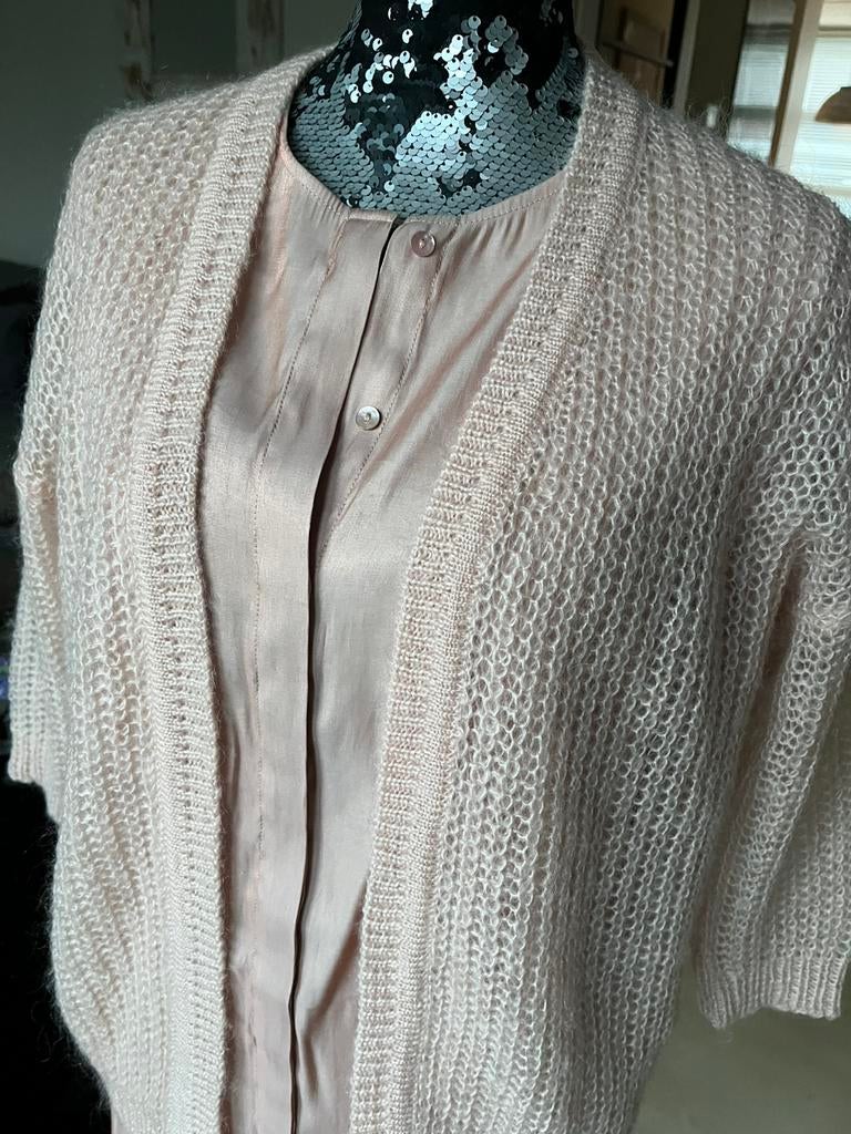 NUKUS blouse NW met krtje + rose vestje JEFF samen als, Ophalen of Verzenden, Zo goed als nieuw, Roze, Maat 36 (S)