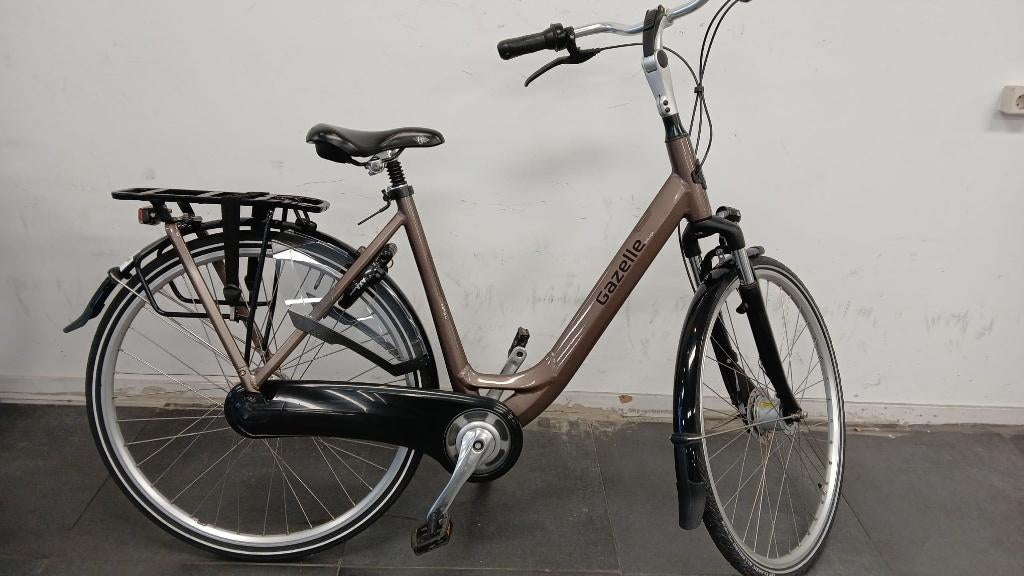 Gazelle orange c7 Dames fiets, Fietsen en Brommers, Fietsen | Dames | Damesfietsen, Zo goed als nieuw, Gazelle, Versnellingen