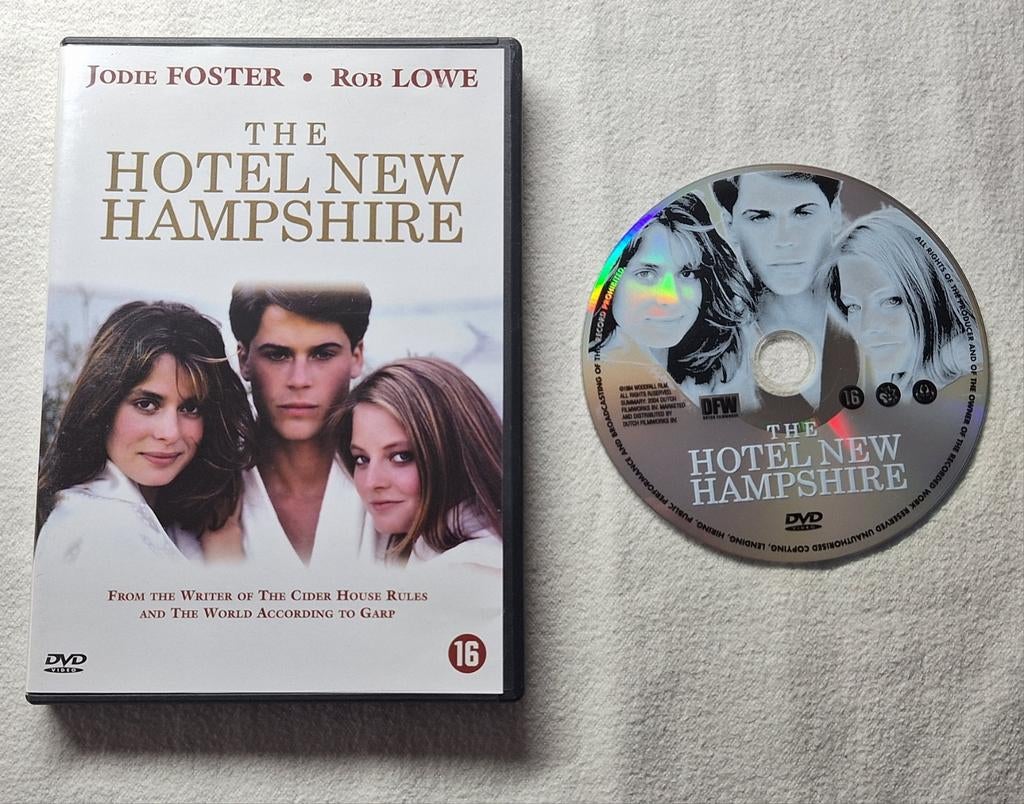 The Hotel New Hampshire ( Richardson ) met Foster, Kinski, Vanaf 16 jaar, Ophalen of Verzenden