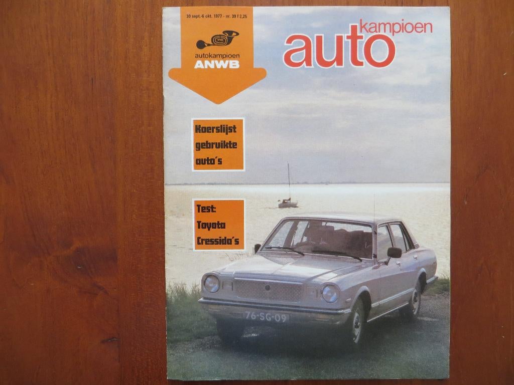 Autokampioen 39 1977 Toyota Cressida Sedan en Hardtop, Ophalen of Verzenden, Nieuw, Toyota