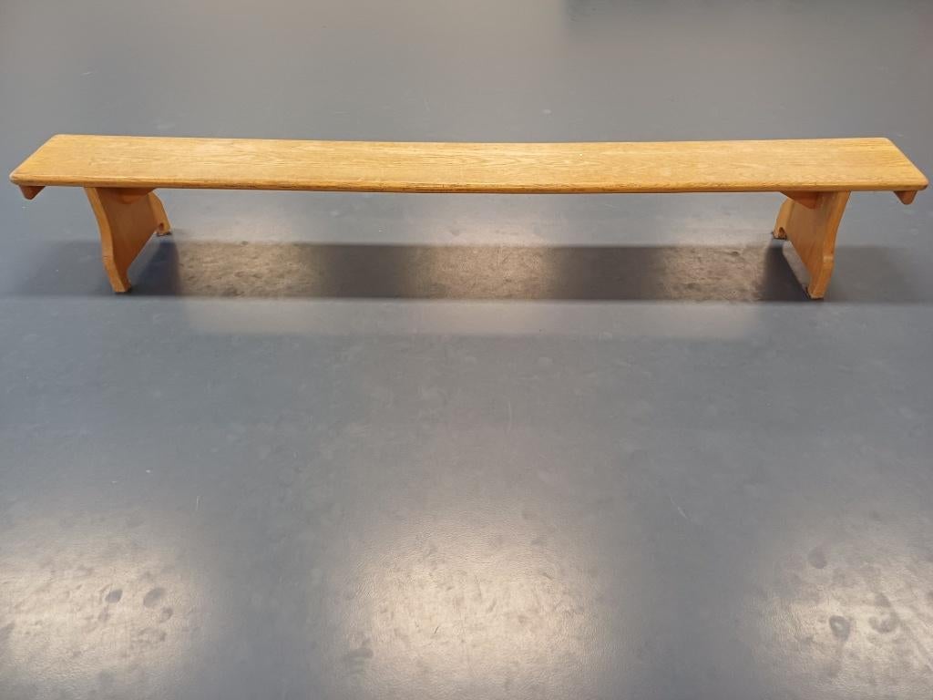 Massief houten bankje, Ophalen of Verzenden, Gebruikt, Hout