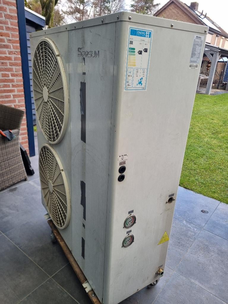 warmtepomp Lucht water SPRSUN 16 KW, Doe-het-zelf en Verbouw, Verwarming en Radiatoren, Gebruikt, Overige typen, 80 cm of meer
