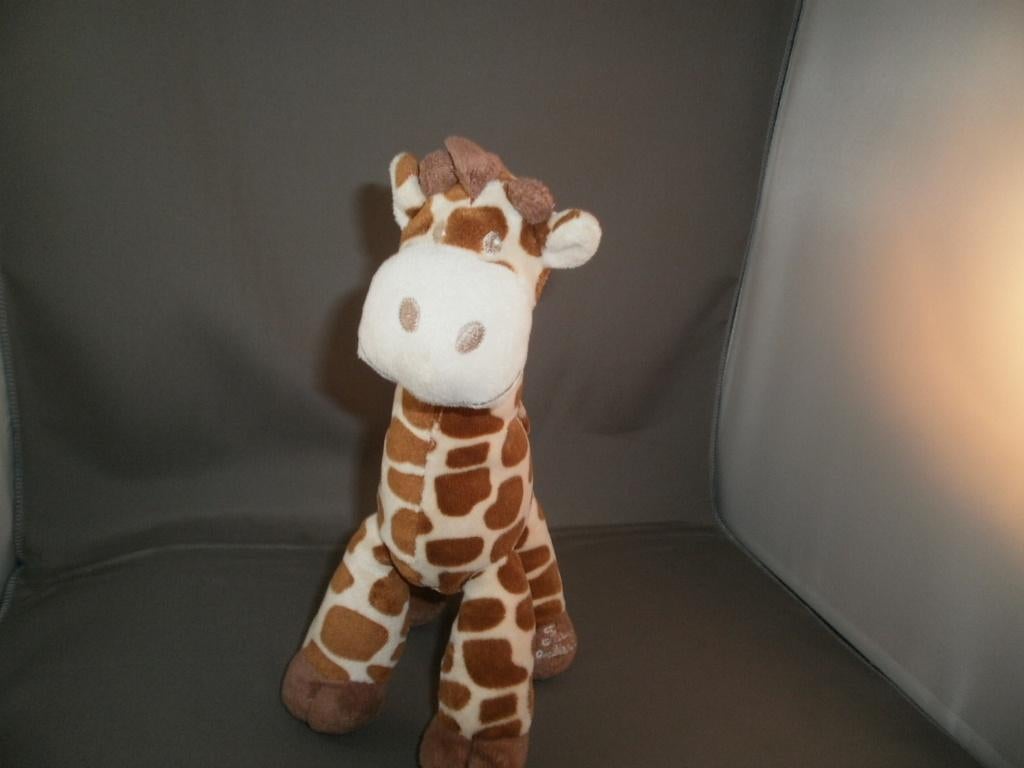 Tiamo giraf crème bruin gevlekt 25 cm korrels in 4 poten wit, Ophalen of Verzenden, Zo goed als nieuw, Overige typen