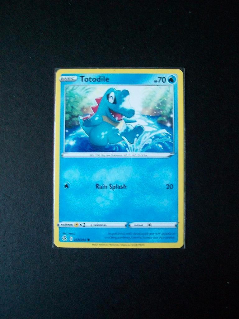 7530. Nieuwe Pokemon Kaart TOTODILE * hp 70 (055/264), Verzenden, Nieuw, Losse kaart