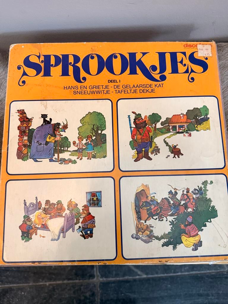 Lp met sprookjes - echt vintage, Ophalen of Verzenden, Gebruikt, Verhaal of Sprookje