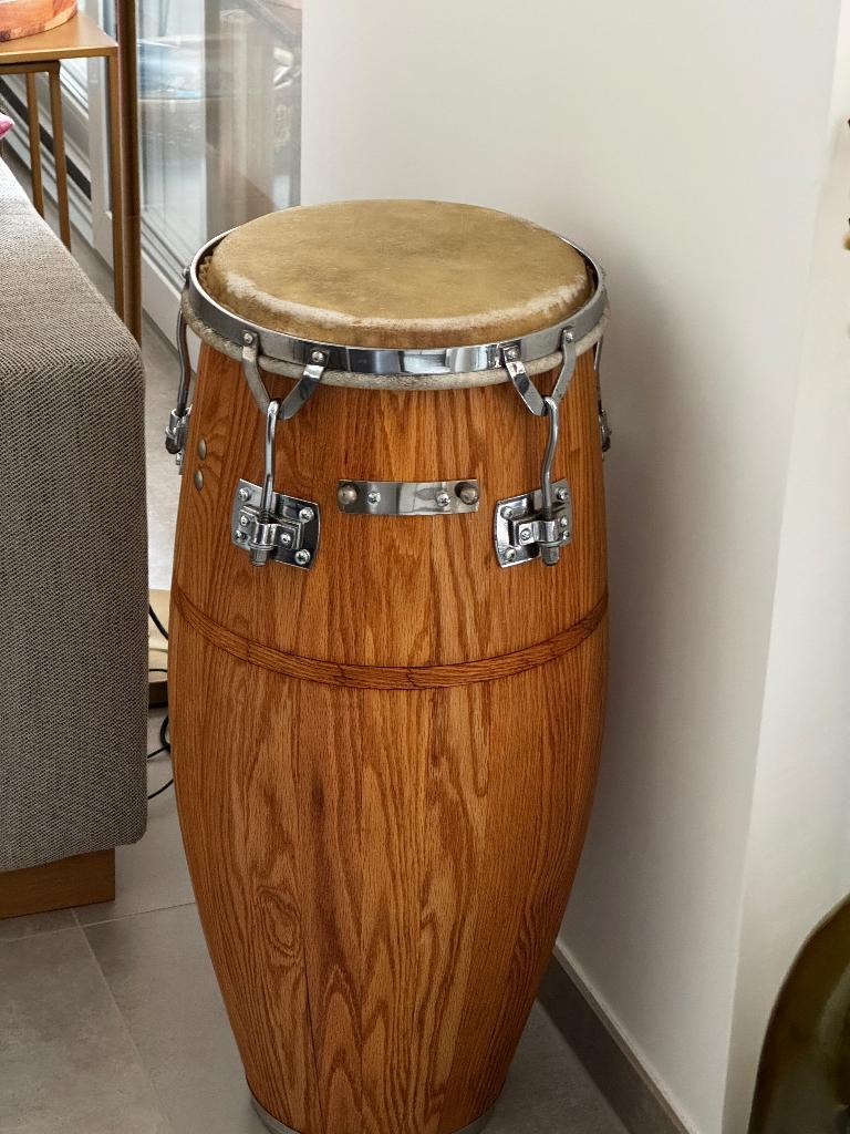 Conga Gon Bops 70’ vintage Oak wood, Muziek en Instrumenten, Percussie, Ophalen, Gebruikt, Trommel