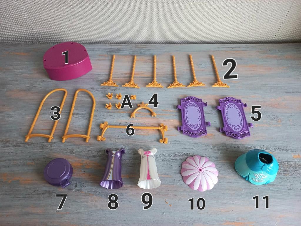 Playmobil 6850 - Losse Onderdelen - Koninklijke Dressing, Ophalen of Verzenden, Zo goed als nieuw, Los playmobil