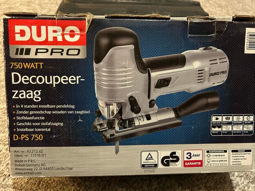 Duro Pro Decoupeerzaag - Zo goed als nieuw!, Ophalen, Zo goed als nieuw, Decoupeerzaag
