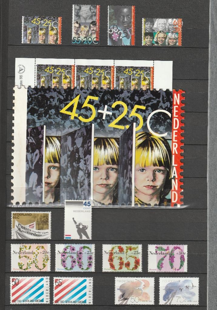 Verzameling postzegels postfris, Ophalen of Verzenden, Na 1940, Postfris