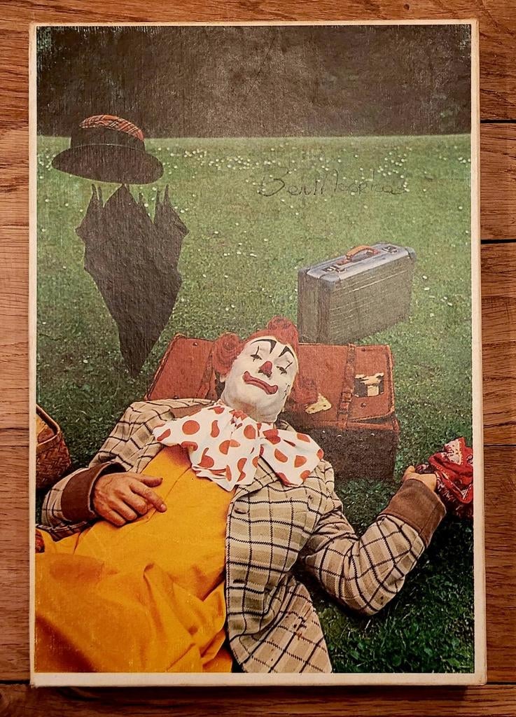 Vintage Pipo de Clown puzzel (compleet), Ophalen of Verzenden, Meer dan 50 stukjes
