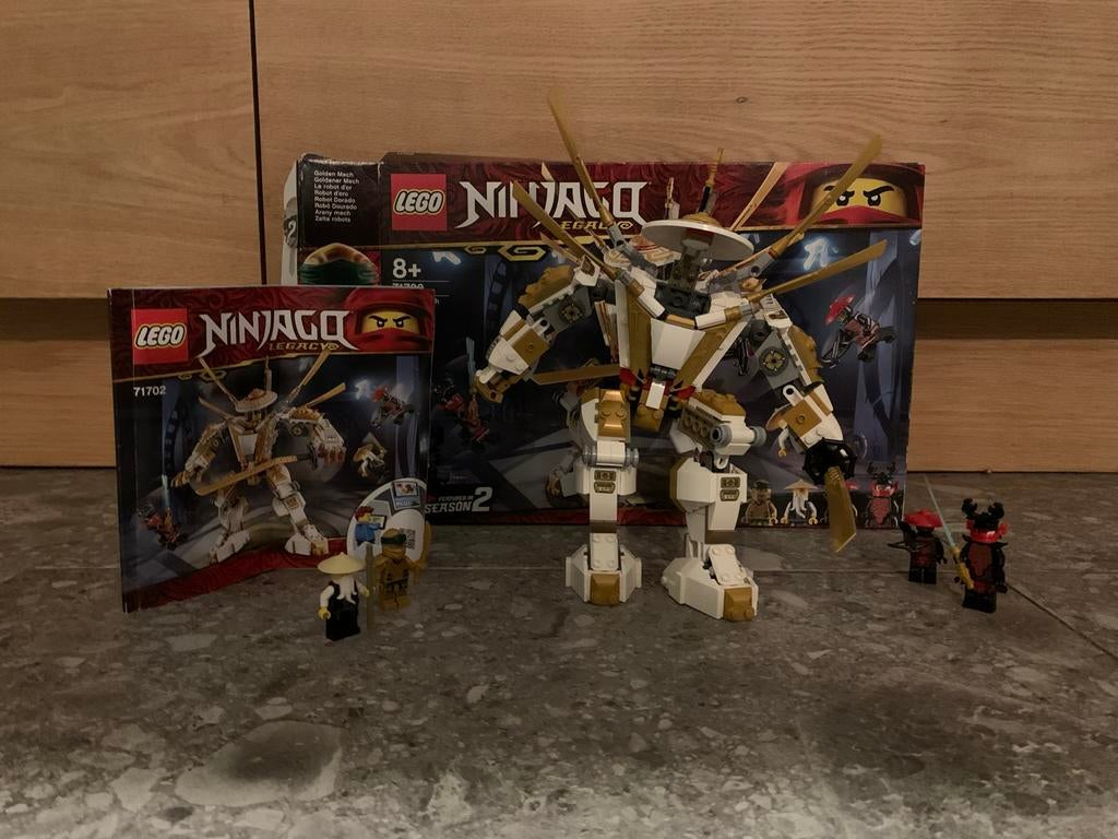 LEGO Ninjago 71702 Gouden Mech - Compleet!, Kinderen en Baby's, Speelgoed | Duplo en Lego, Zo goed als nieuw, Lego, Complete set