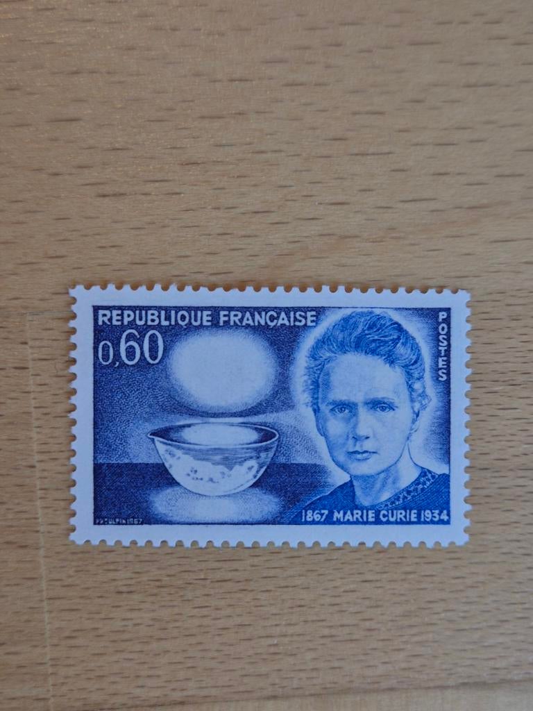 Frankrijk 1967 Marie Curie, Ophalen of Verzenden, Postfris
