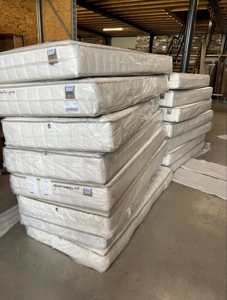 299,- euro AUPING SALE  auping matrassen mline tempur, Ophalen, Overige maten, Matras, Overige maten