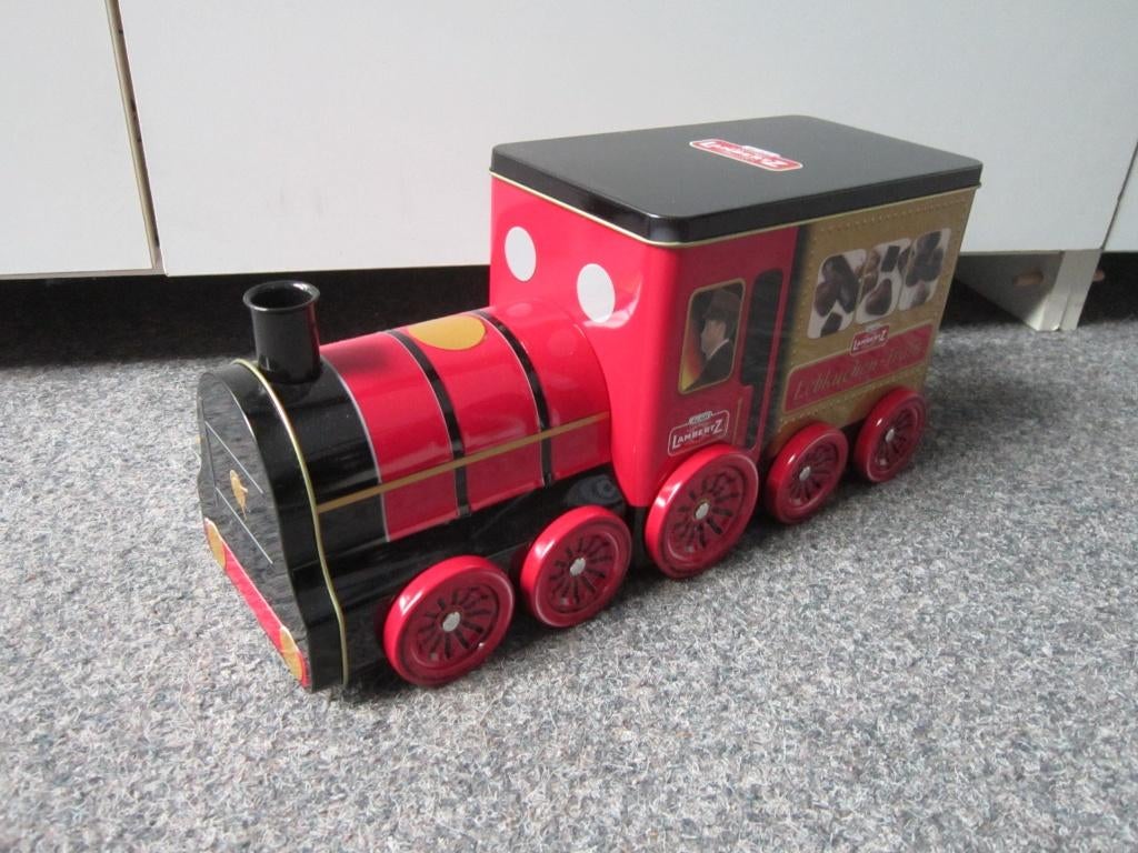 LAMBERTZ KOEKBLIK LOCOMOTIEF, Verzamelen, Blikken, Ophalen, Zo goed als nieuw, Overige, Overige merken