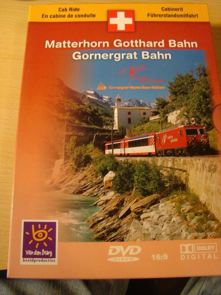 DVD Casbinerit Matterhorn Gotthard en Gornergratbahn, Verzamelen, Ophalen of Verzenden, Zo goed als nieuw, Trein, Overige typen