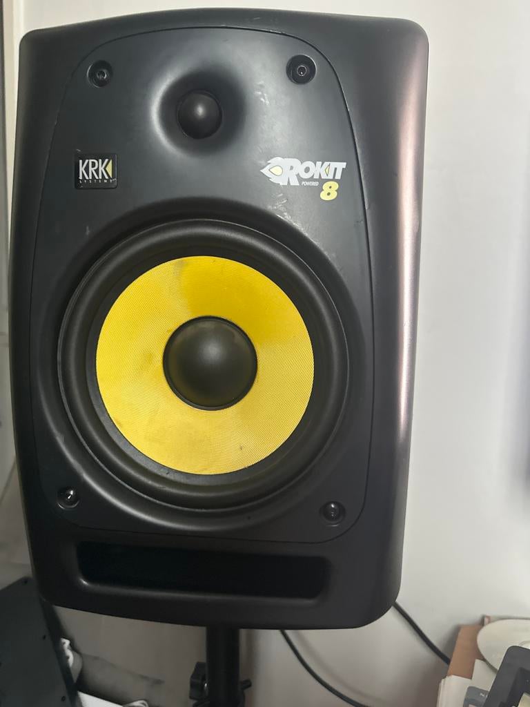 KRK speakers Rokit 8, Muziek en Instrumenten, Ophalen of Verzenden, Gebruikt, Overige typen