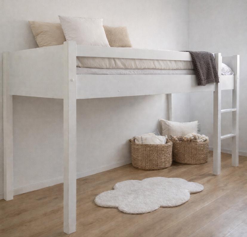 Petit Amelie halfhoogslaper  200x90 hoogte 109, Ophalen of Verzenden, Gebruikt, Halfhoogslaper