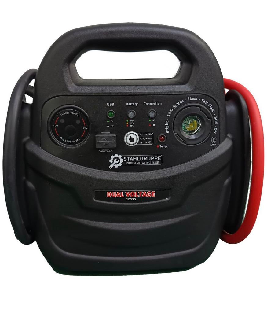 Stahlgruppe SG2400 Startbooster - 12V - 24V - Lithium accu, Auto diversen, Jumpstarters, Ophalen of Verzenden, Nieuw