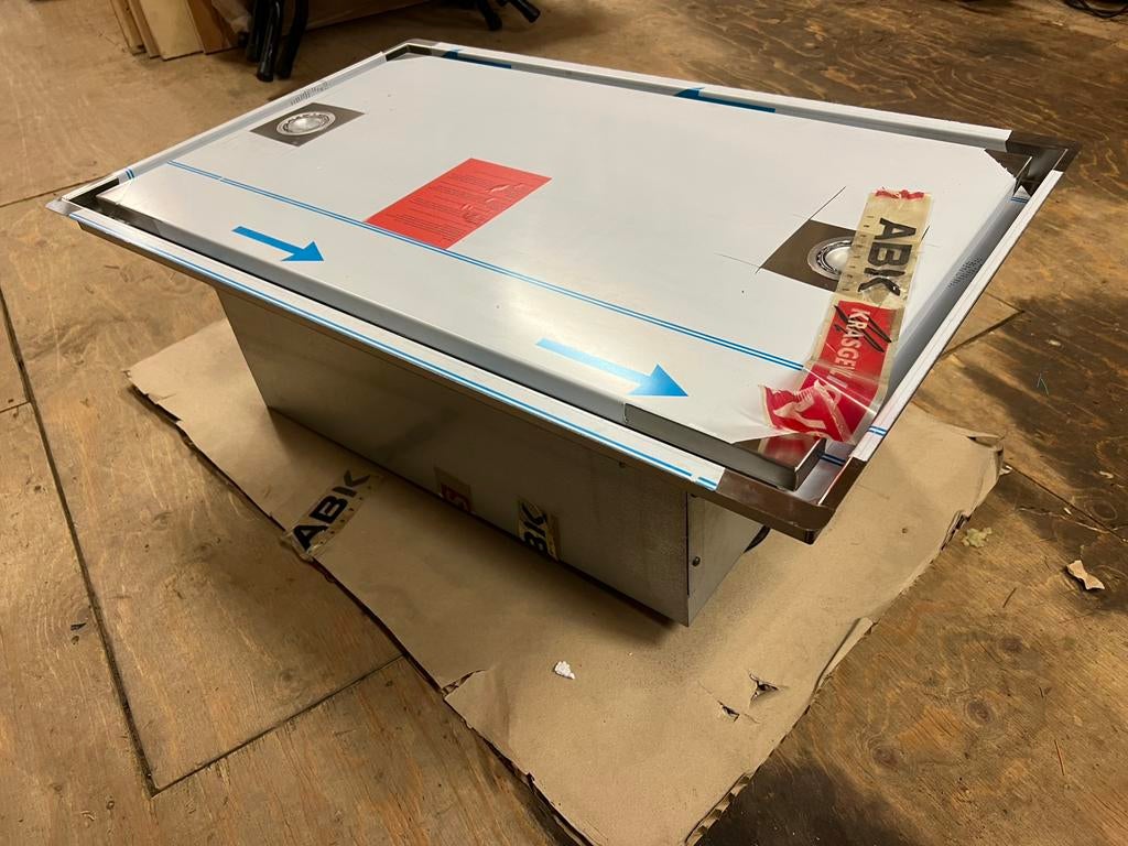 Abk afzuigkap rvs, Ophalen, Nieuw, Inbouw, Wandschouwkap