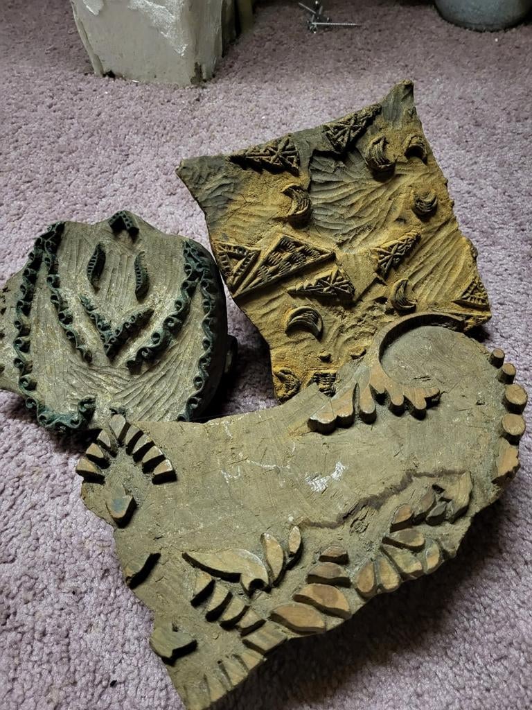 Oude batik stempels, Ophalen of Verzenden