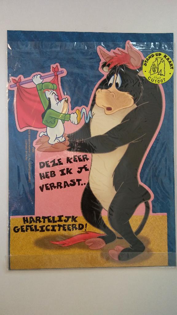 Droopy Tex Avery Wolf meisje kaarten feestkaarten GROOT, Verzamelen, Ophalen of Verzenden, Overige figuren, Zo goed als nieuw