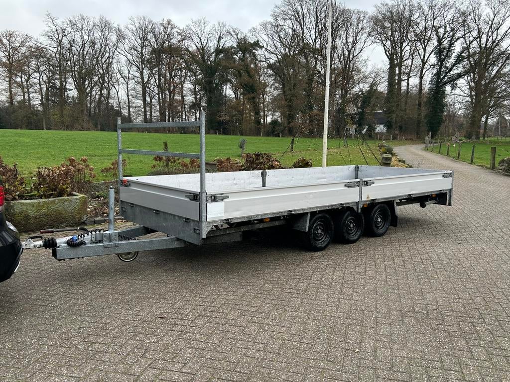 Plateauwagen 3 asser  peters, Auto diversen, Aanhangers en Bagagewagens, Ophalen
