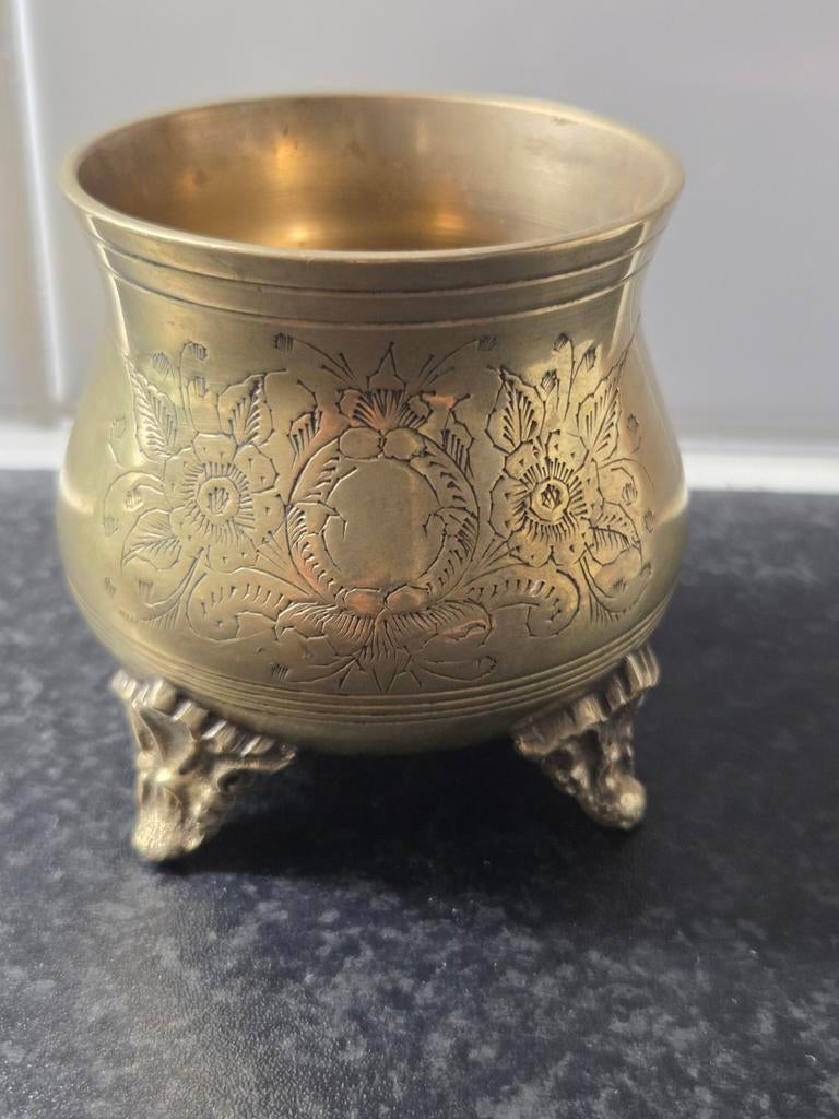 EPNS Engelse suikerpot met bloemen gegraveerd, Ophalen of Verzenden