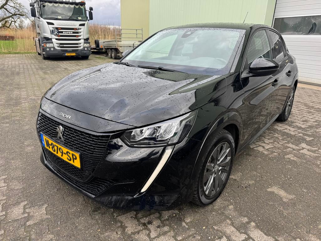 Peugeot 208 EV  Fase 3 Allure Pack Navigatie pdc  Leder, Auto's, Peugeot, Leder en Stof, Zwart, Origineel Nederlands, Elektrisch