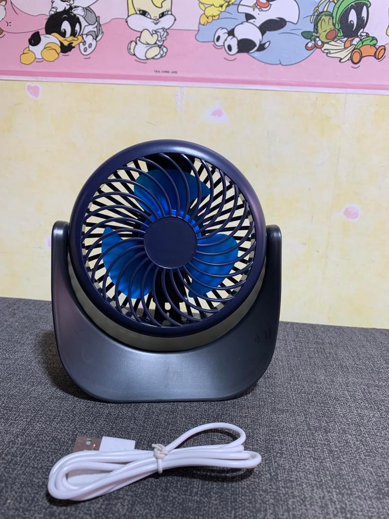 Nieuwe 3 standen bureau ventilator draadloos oplaadbaar, Ophalen of Verzenden, Nieuw