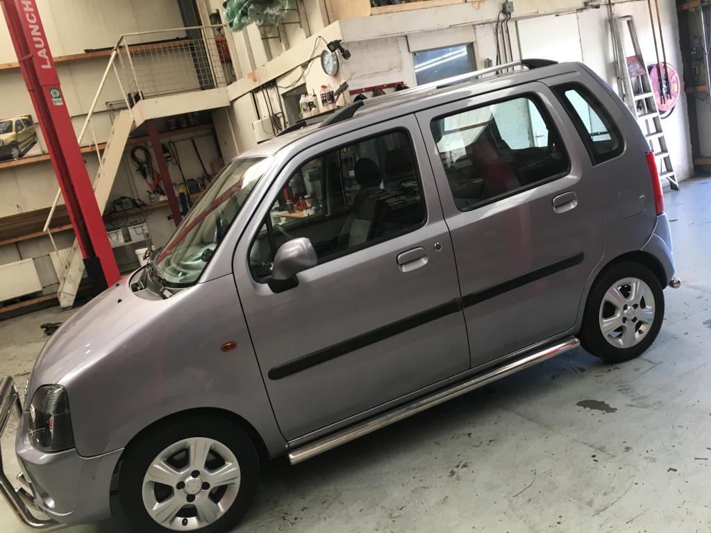 Opel Agila Dakrails Aluminium Chroom