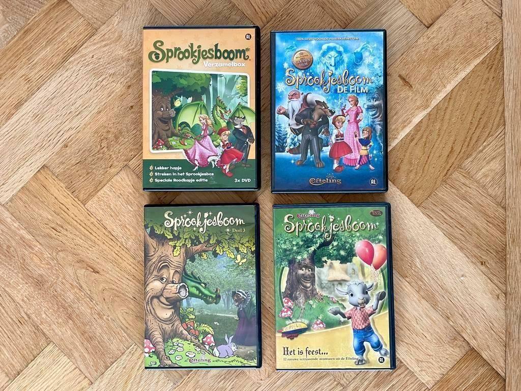 4x Efteling Sprookjesboom DVD’s incl. Verzamelbox en Film!, Ophalen of Verzenden, Zo goed als nieuw, Overige typen